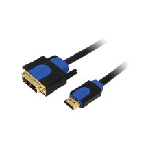 Logilink Cble HDMI High Speed, HDMI - DVI-D, 2 m