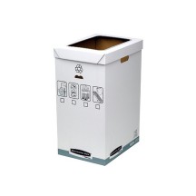 Fellowes Collecteur de recyclage R-Kive SYSTEM, gris/blanc
