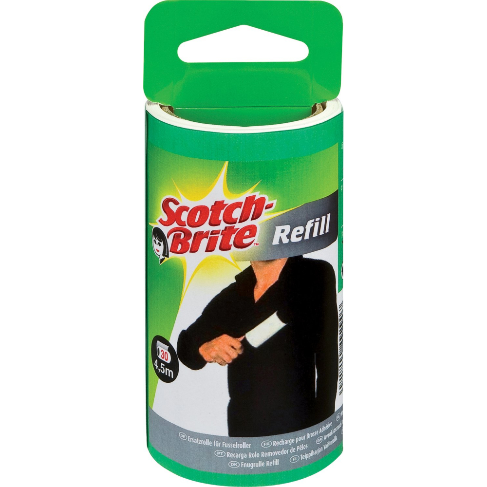 3m scotch-brite rouleau de rechange pour brosse antipeluches