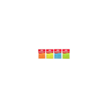 Kores Notes adhsives "NEON", 75 x 75 mm, uni, orange non