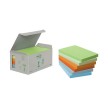 Post-it bloc-notes adhésifs recyclé, 76 x 76 mm, 6 couleurs