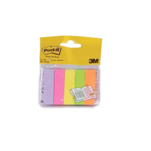 3M Post-it marques-page, 15 x 50 mm, couleurs nons