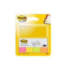 3M tui marque-pages repositionnabl.Post-it, couleurs nons,