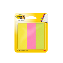 3M post-it marques-pages 671/3, 25 x 76 mm, couleur non