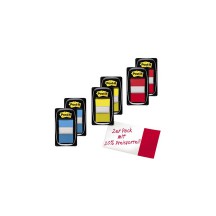 Post-it marque-pages Index, 25,4 x 43,2 mm, rouge, pack