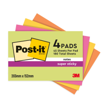 3M Post-it Notes adhsives Meeting Notes, 149 x 200 mm