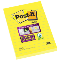 3M Post-it Notes Super Sticky, 102 x 152 mm,