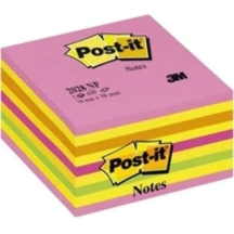 3M Post-it Notes bloc cube, 76 x 76 mm, rose non