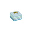 3M Post-it Notes bloc cube, 76 x 76 mm, vert pastel