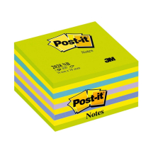 3M Post-it Notes bloc cube, vert non, 76 x 76 mm