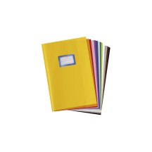 herlitz protge-cahier format A4, gaufr (raphia), PP, jaune