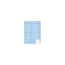 AVERY Zweckform Formularbuch ´Bonbuch´, 105 x 198 mm, blau