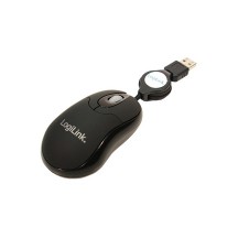 LogiLink Mini souris optique pour ordinateur portable, avec