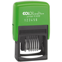COLOP tampon numroteur "Green Line" Printer S226,6 chiffres