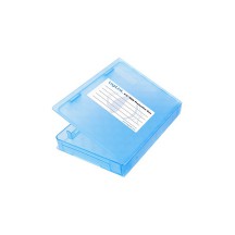 LogiLink box HDD pour disques durs  2 x 2,5" , bleu
