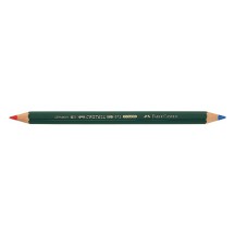 FABER-CASTELL crayon couleur CASTELL COLOR 873, rouge - bleu