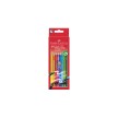 FABER-CASTELL Crayons de couleur gommable avec grip, tui