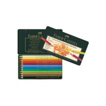 FABER-CASTELL Crayons couleur POLYCHROMOS, tui mtal de 24
