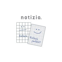 AVERY Zweckform carnet "Notizio", format A5, carré, PP