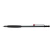 TOMBOW stylo  bille rtractable ZOOM 707, gris/noir, manche