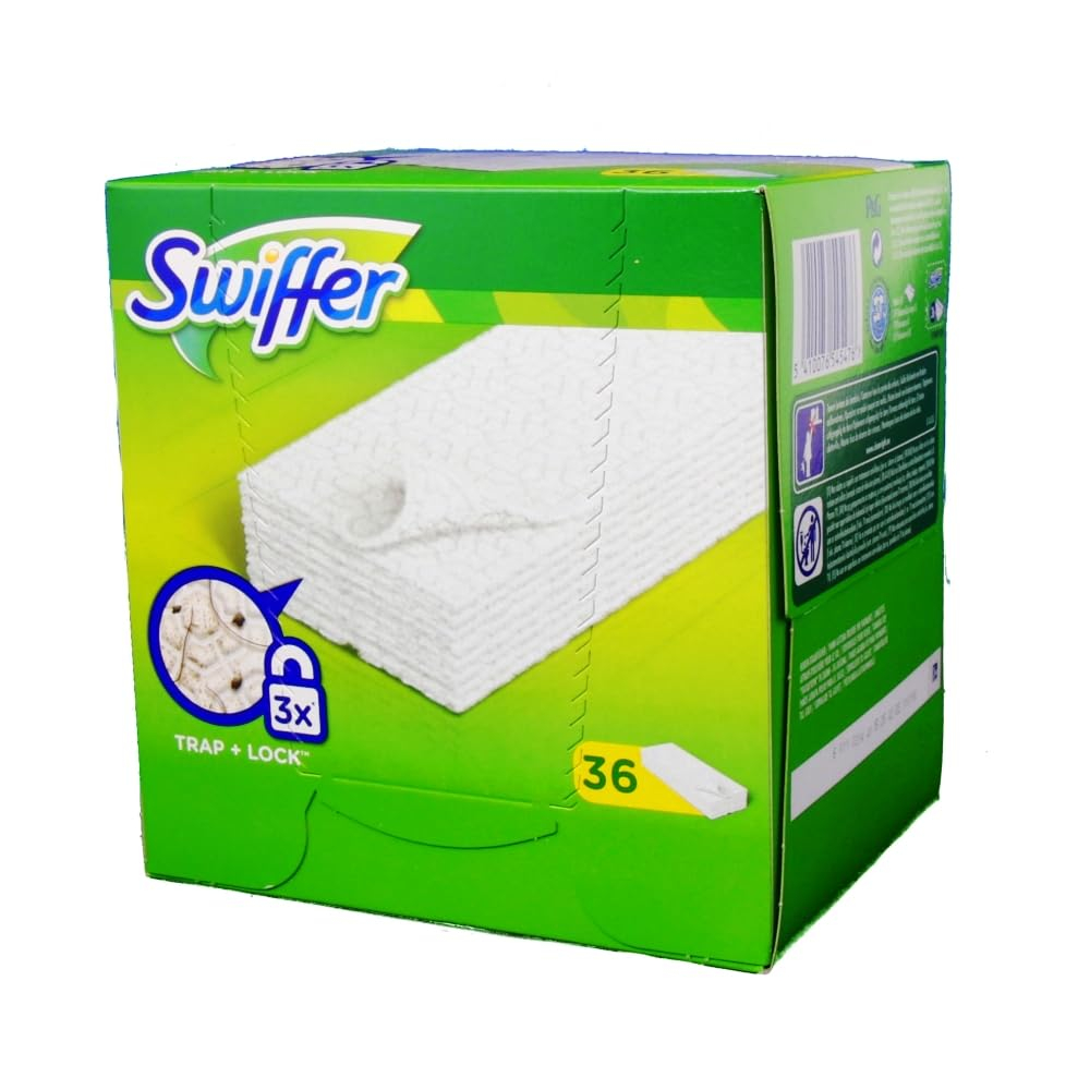 Swiffer Recharge de lingettes sèches, 36 pièces