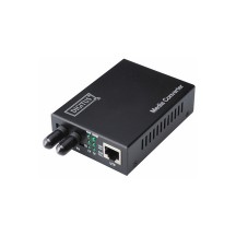 DIGITUS Convertisseur médias Gigabit Ethernet, ST/RJ45,