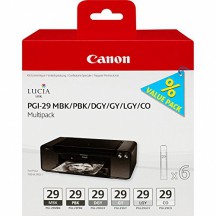 Multipack Canon PGI-29 mbk/pbk/dgy/gy/lgy