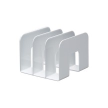 DURABLE Porte-revues TREND, plastique,3 compartiments, blanc