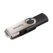 hama Clé USB 2.0 Flash Drive ´Rotate´, 8 GB, noir / argent