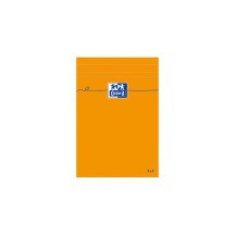 Oxford Bloc-notes, 110x170mm, quadrill,80 feuilles, orange