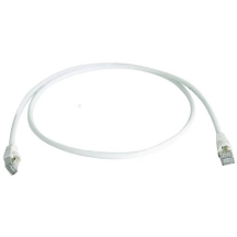 Telegärtner Câble patch, Cat.6A, S/FTP (profond),7,5 m, blan