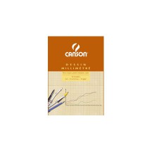 CANSON Bloc de papier millimtr, A4, 90g/m2