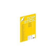 TOP STICK tiquettes CD/DVD, diamtre: 117 mm, blanc