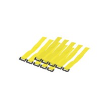 LogiLink attache cable velcro, 300 x 20 mm, jaune
