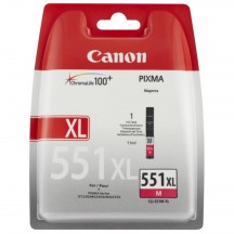 canon cartouche jet d'encre magenta cli-551xl 11ml --- mg/5450/6350 ip/7250