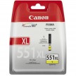 canon cartouche jet d'encre jaune cli-551xl 11ml --- mg/5450/6350 ip/7250