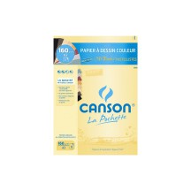 CANSON Papier  dessin Mi-Teintes, couleurs pastel,format A3