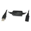 LogiLink port USB 2.0, rallonge actif, 15,0 m