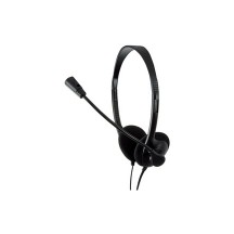 LogiLink Headset Easy avec microphone Easy, noir,
