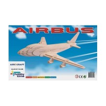 GLOREX kit de construction en bois "Flugzeug Airbus", pices