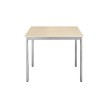 SODEMATUB Table universelle 76RMA, 700 x 600, merisier/alu