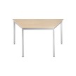SODEMATUB Table runion 126TGA,trapzoidale,gris clair/alu