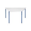 SODEMATUB Table de runion 147TGBL, trapzoidale, gris/bleu