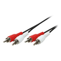 LogiLink câble audio, 2x mâle Cinch - 2x mâle Cinch , 2,5 m