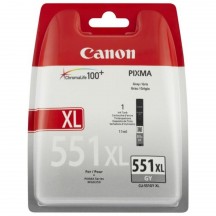 canon cartouche jet d'encre gris cli-551xlgy 11ml --- mg/5450/6350 ip/7250