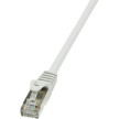 LogiLink Cble patch, Cat. 5e, SF/UTP, 3,0m, gris, gaine en