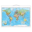 FRANKEN carte du monde, lamin, (l)1.370 x (H)970 mm