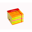 Kores Haftnotizen Wrfel, 50 x 50 mm, neonfarben, 5-farbig
