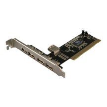 LogiLink carte PCI USB 2.0, 4 + 1 ports, chipset VIA avec