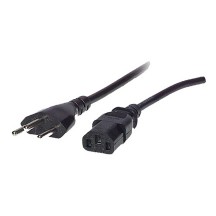 shiverpeaks Câble électrique suisse, 2,0 m, noir